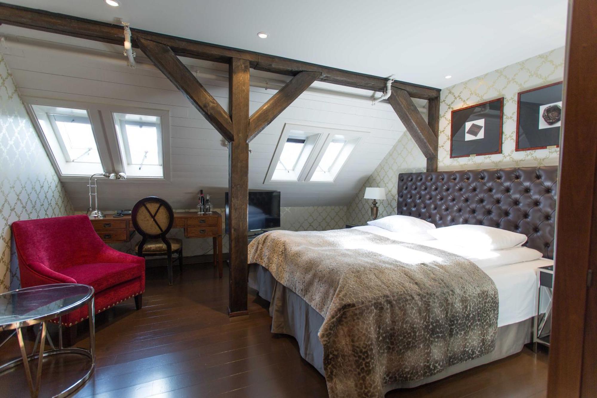Deluxe room pitched roof