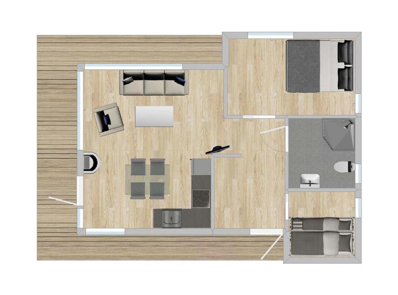 River Cabin 2 bedroom